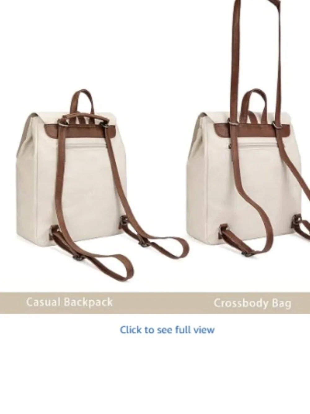 Backpack Purse for Women Casual Daypack Convertible Crossbody Backpack for Trave